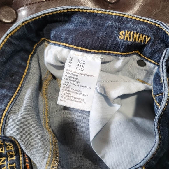 AEO men's skinny jeans 29x32 - Picture 3 of 4